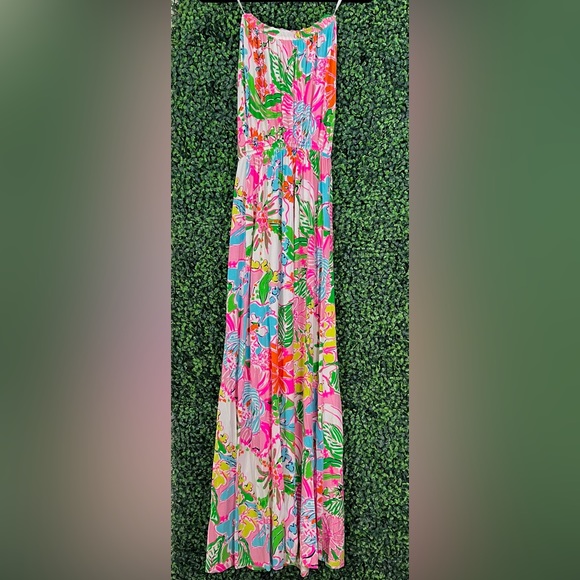 Lilly Pulitzer for Target Nosey Posey Strapless Maxi Dress - Picture 3 of 5